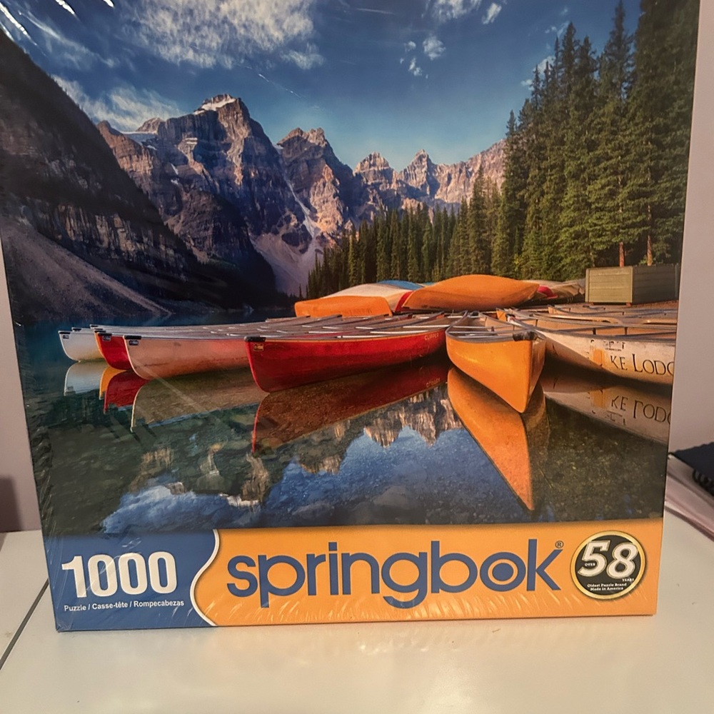 NWT Springbok 1000 Piece Canoe Puzzle